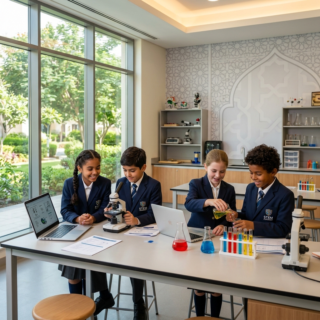 Students in STEM Classroom