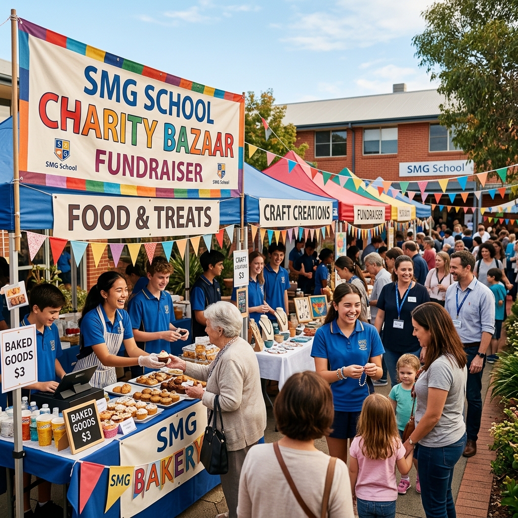 School Charity Bazaar Fundraiser